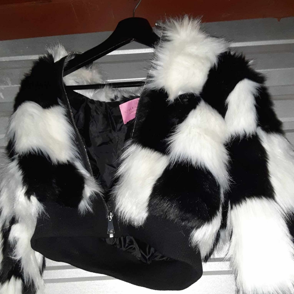 Azalea Wang Formula Fur crop jacket